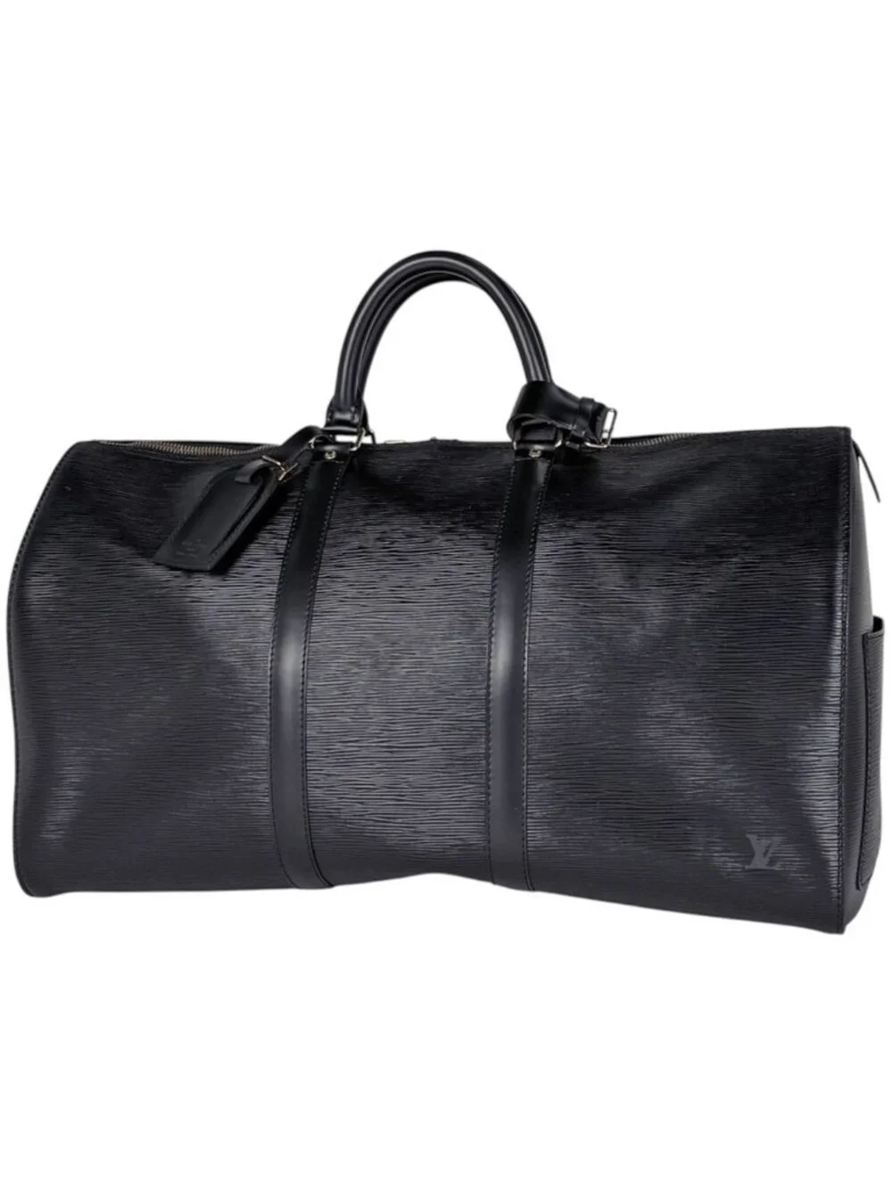 Louis Vuitton Keepall 50 Boston Bag Epi Noir